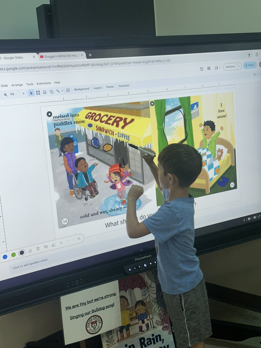 FSESPreK's tweet photo. Learning about shapes using text from our read aloud! We were circling shapes and naming them! #comaldigitallearning @PeggyHall_CISD https://t.co/kobBnjx3re