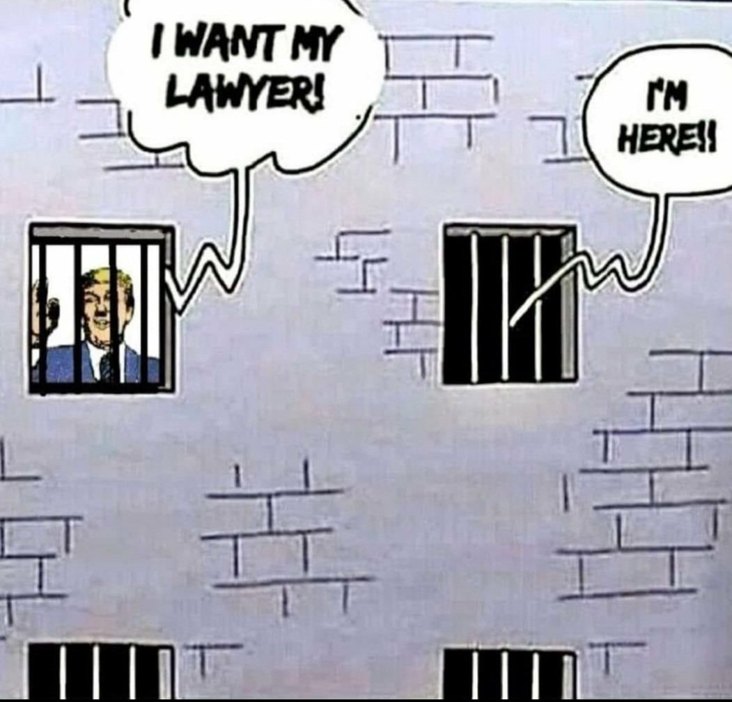 js94566's tweet photo. @realDonParody Too bad all his followers end up in PRISON.  #TrumpForPrison2024 https://t.co/EttGGLTNFV