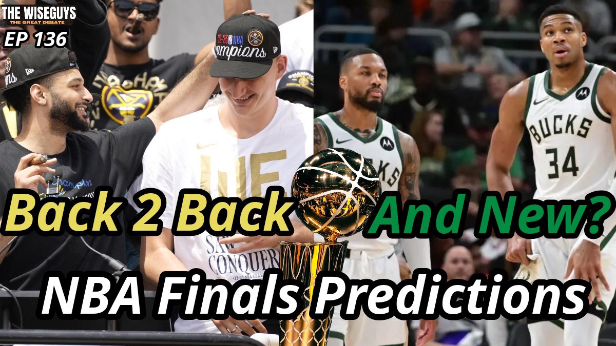 TheWiseGuysPC's tweet photo. We’re live for episode 136
NBA Finals Predictions 
And more!!!

📺: https://t.co/lfi3fXS7st https://t.co/CYPdHZGuRY