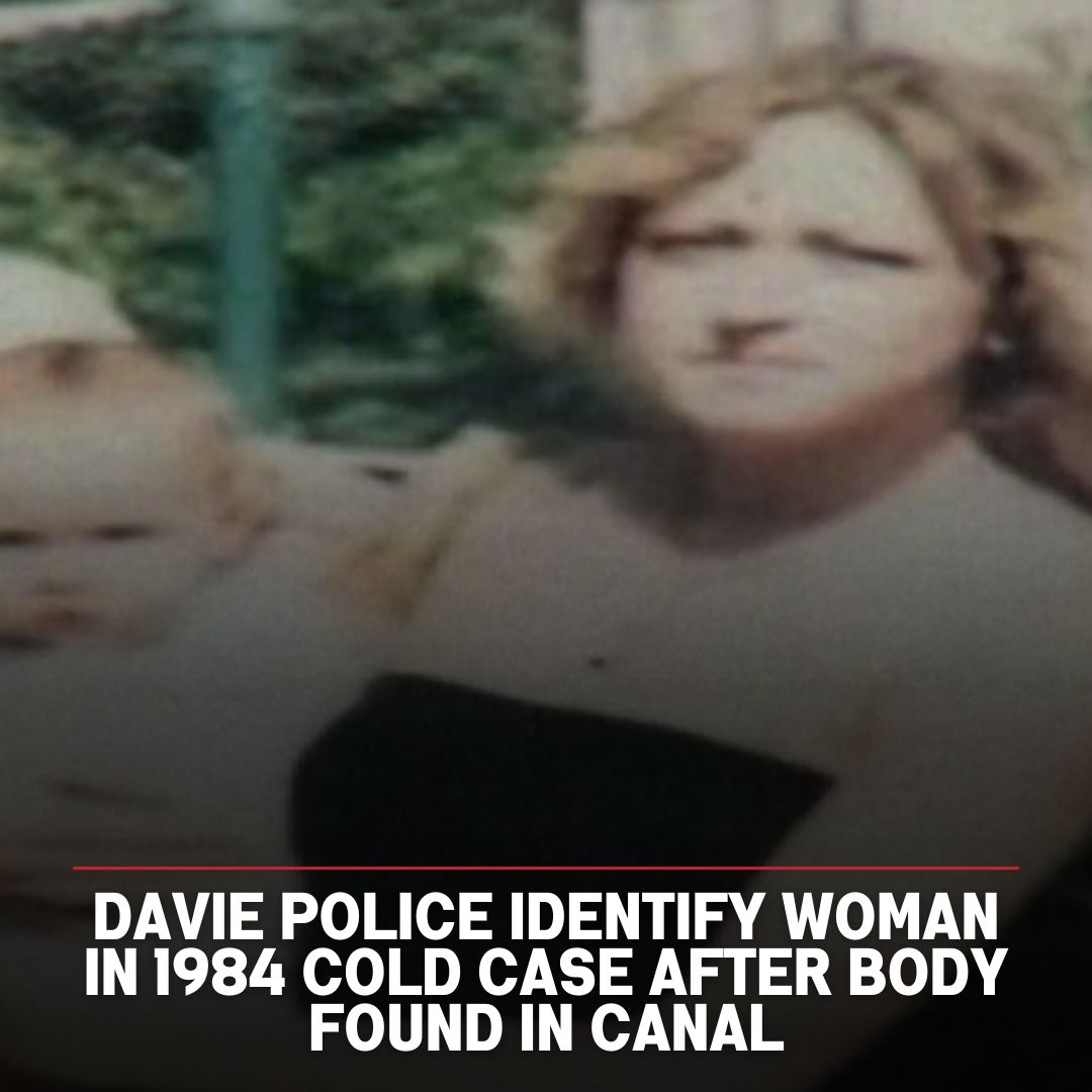 wsvn's tweet photo. Davie Police made a break in a cold case after a woman was identified decades after her body was found in a South Florida canal. Now, the victim’s daughter is finally getting some answers.  https://t.co/BRzXpi6yMH https://t.co/aNKHuvPKgf