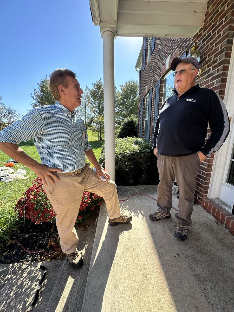 stirrup4va's tweet photo. Two weeks Virginia! Had some awesome conversations today reminding folks about the Early Voting schedule! Make your plan to vote at https://t.co/rkJS8MXJWv https://t.co/0CrDUZjxFr
