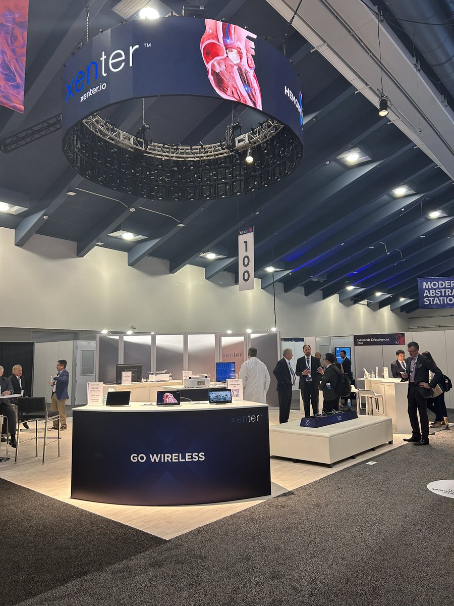 XenterCorp's tweet photo. The booth is up at @crfheart #TCT2023. Stop by and get a peek into the future! #CardioTwitter https://t.co/5Ic05R8Z9c