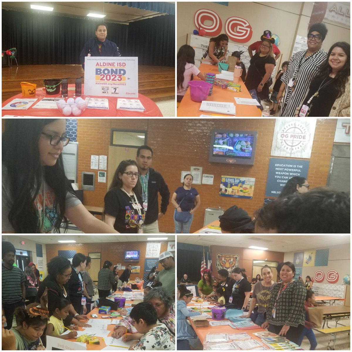 BecharaNolie's tweet photo. We didn't just showcase skill based activities to parents/students but also about #aldinebond2023 #turkeytrot #fallcarnival during our Academic Monster Night @OrangeGroveAISD @AldineISD @Jldiaz_1 @KimMJohnson58 @rocharoy @SCruz49 @CastillloLarisa @TBerryMEd https://t.co/VywD1gSAmf