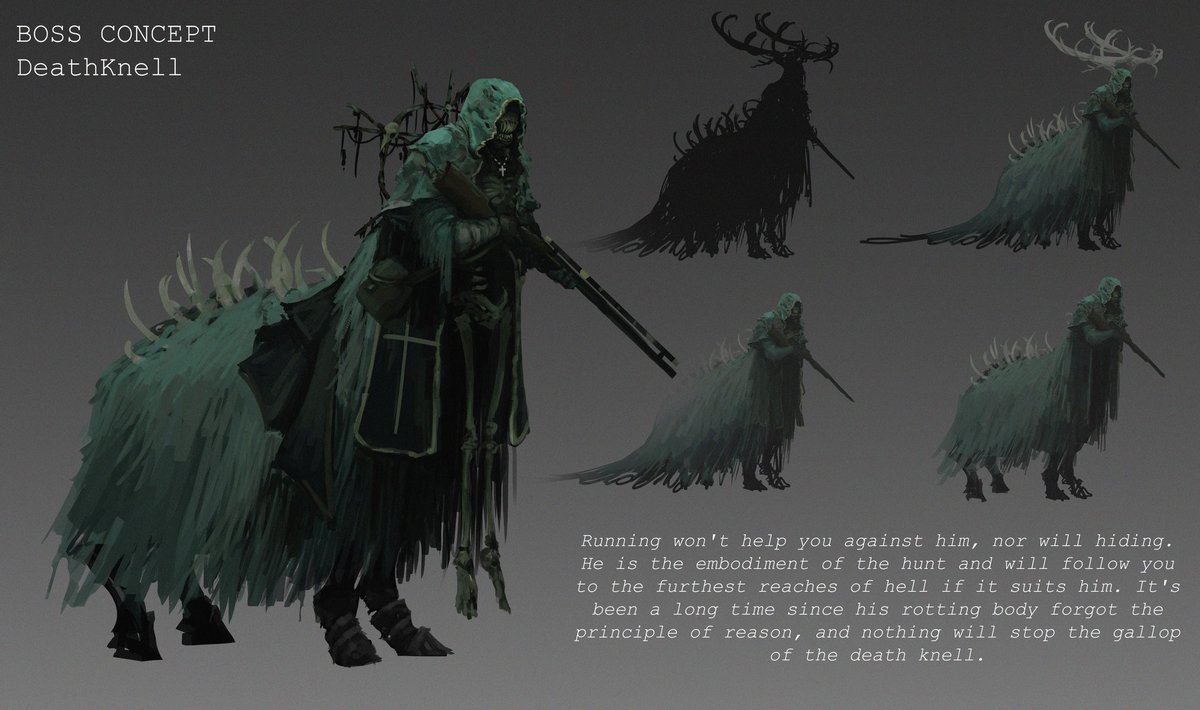Boss concept : DeathKnell, more coming soon on Instagram.
Made with love and coffee
#conceptart #art