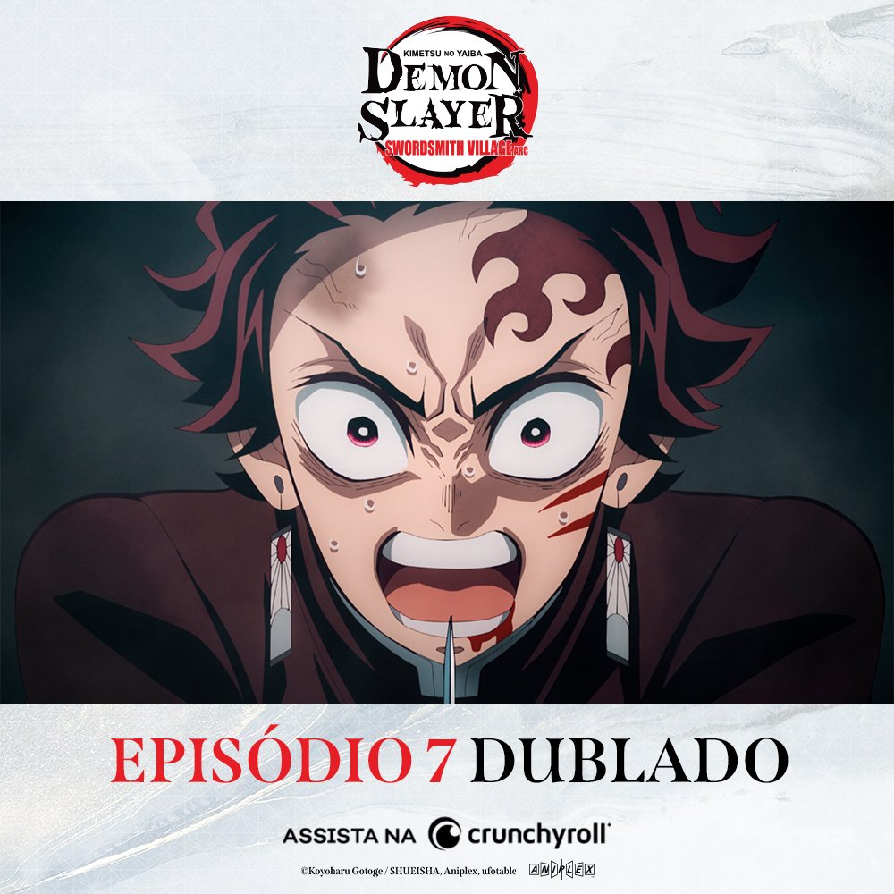 Demon Slayer Swordsmith Village Arc Dublado na Crunchyroll