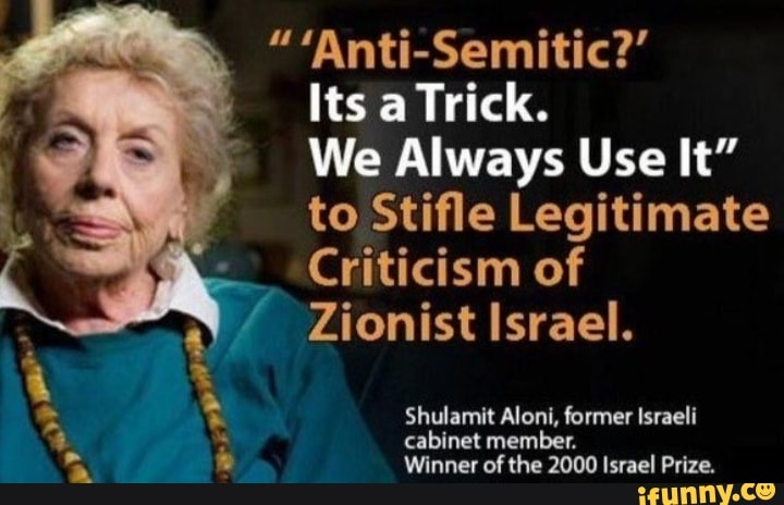 People who have been called 'antisemitic' for criticising Israel and defending Palestinian rights: Jeremy Corbyn Desmond Tutu Bernie Sanders Ken Loach Roger Waters Noam Chomsky Norman Finkelstein Emma Watson Amnesty International Greta Thunberg António Guterres