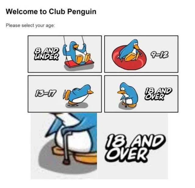 SkyverCP's tweet photo. Happy 18th Anniversary Club Penguin! ✨

(...and yes, this is pretty ironic now 😅) https://t.co/B7uijRUK0e