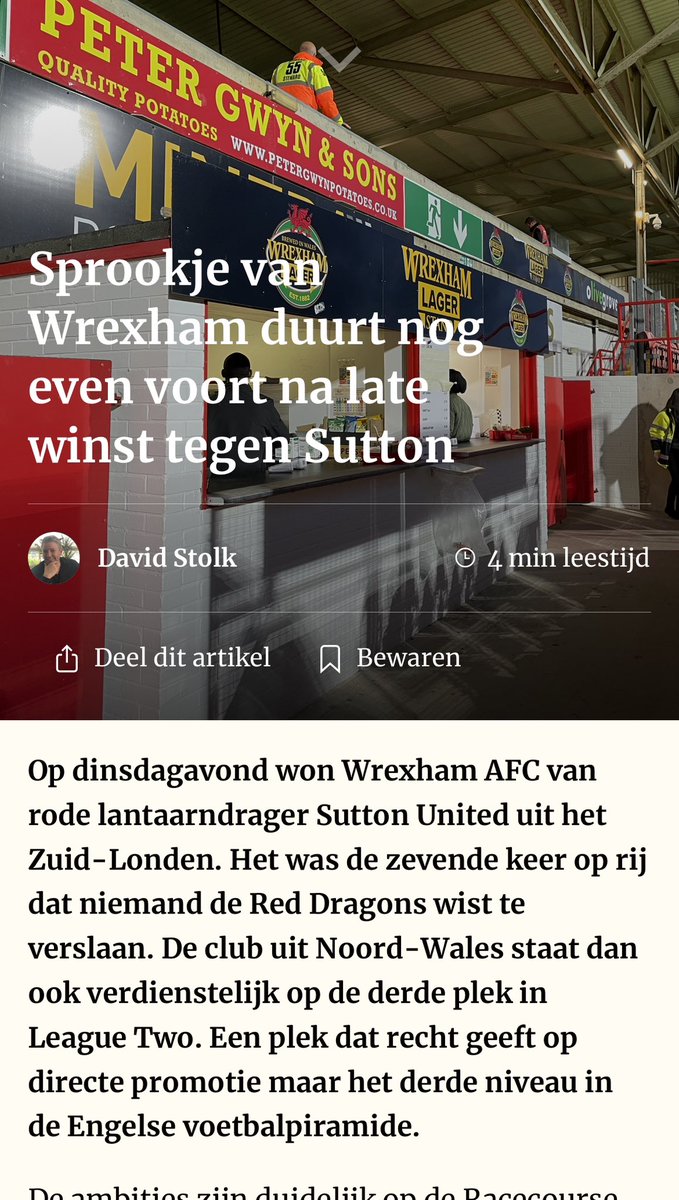 TheGeorge_app's tweet photo. Een bezoek aan @Wrexham_AFC over een niet bestaand hotel, Paul Mullin, de weldoeners en een emotionele taxichauffeur… oh en ze staan derde…
@EFL @stolk_david #leaguetwo #wresut https://t.co/oCl2TLggj8