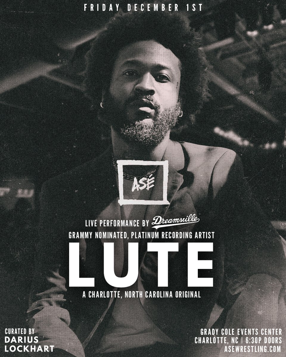 PERFORMING LIVE AT ASÉ! <a href="/TeamDreamville/">Team DREAMVILLE</a> 'S <a href="/lute_west9/">Gold Mouf</a> ! 

Fresh off the 65 tour, GOLD MOUF himself will be in the building! Make sure you are too! 

A LIVE PERFORMANCE
6 LIVE WRESTLING MATCHES

Tickets Available Now: asewrestling.com