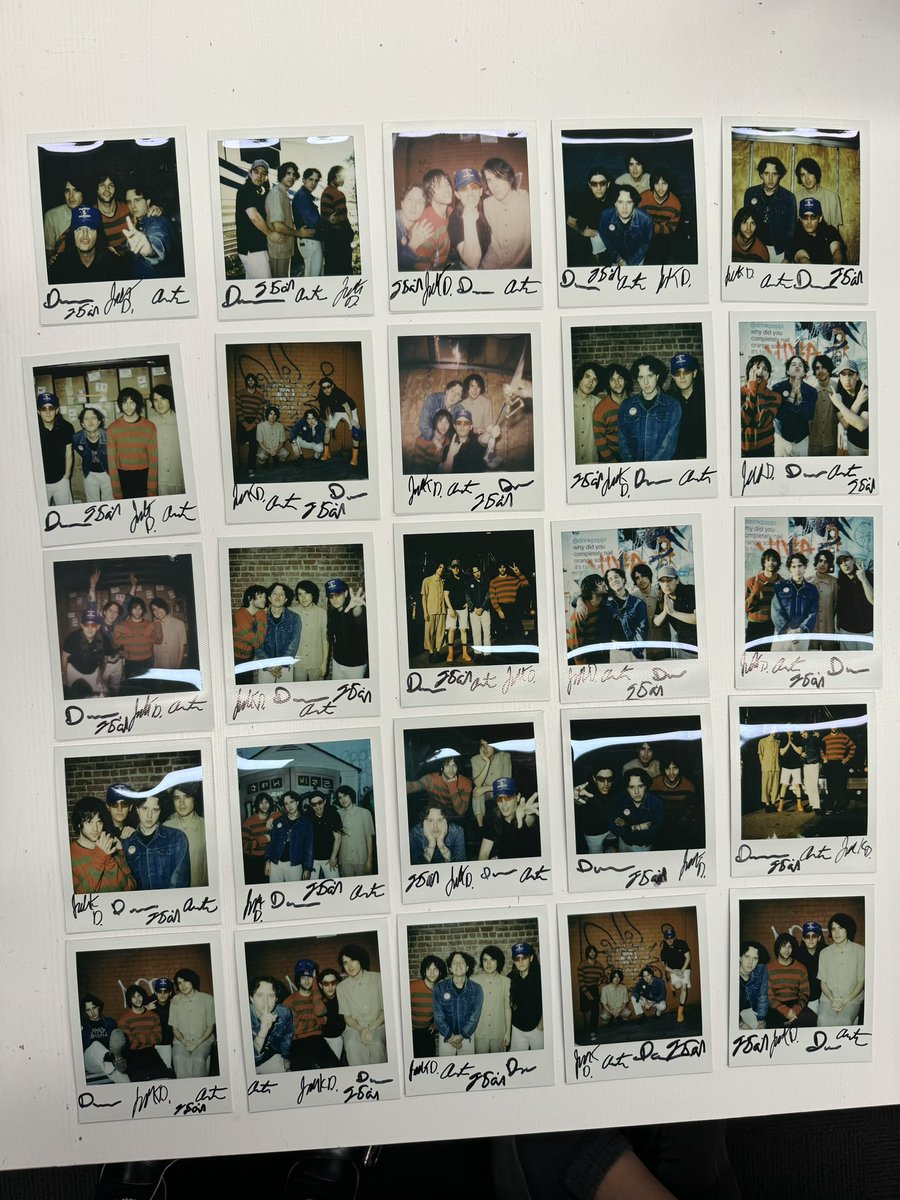 📍 ATLANTA Signed Polaroids at the merch booth!