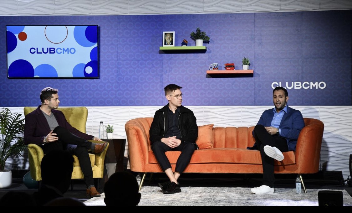 Loved moderating this discussion!
Chris and Colm are so smart, it was a privilege to chat with them.