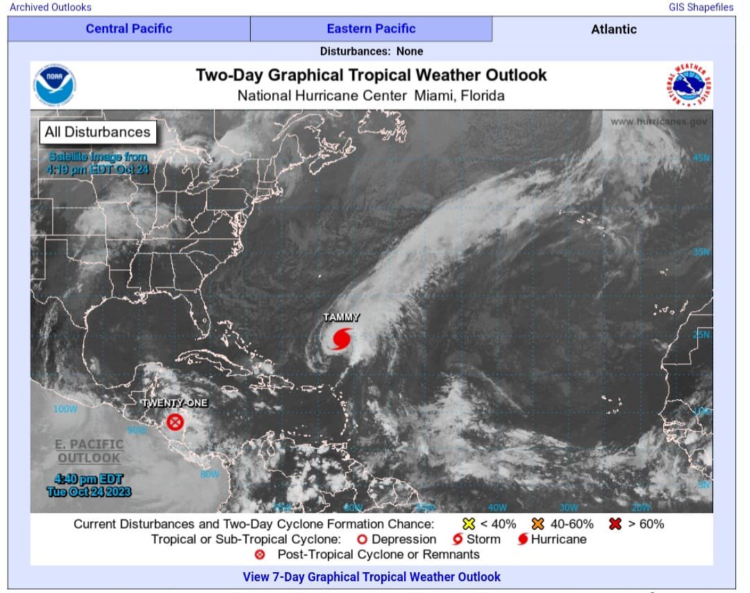 🚨 Sinapred:

📌RESUMEN SOBRE EL PASO DE LA DEPRESION TROPICAL
 
📌La Depresión Tropical 21 ingresó al país por la Región Autónoma del Caribe Sur la noche del lunes 23, hoy al medio día se encontraba al sur del Triángulo Minero y se dirige hacia el sur de Matagalpa y avanzará en