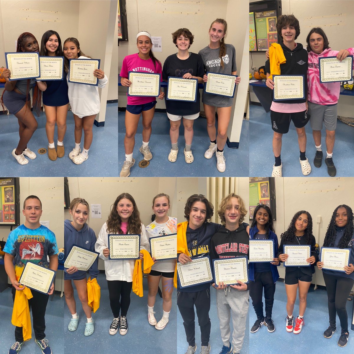 StarAthleticsAD's tweet photo. Congratulations to our Fall Athletes who received Athlete of the Month Awards for August, September, October from the NABC💙💫💛 @HTSD_Nottingham @MrsDawnWhiteNHS @Dr_Persichetti @VPWALSH https://t.co/QpPHVrieCY