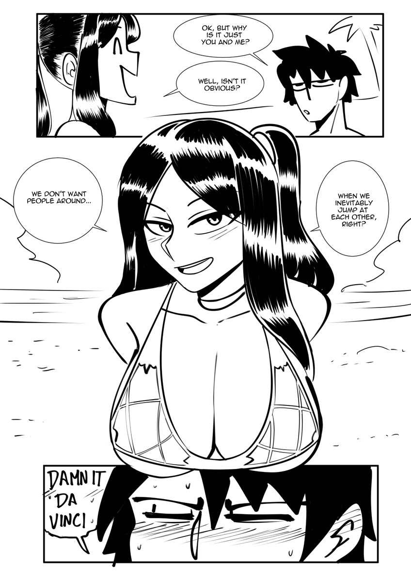 ClinickCase's tweet photo. Made a 14-page comic on the p-site about  Adult Summer Da Vinci.  Just her and Ritsuka enjoying summer. Nothing nefarious happening. 
:^)
#fgo https://t.co/PmMvyrSkZw