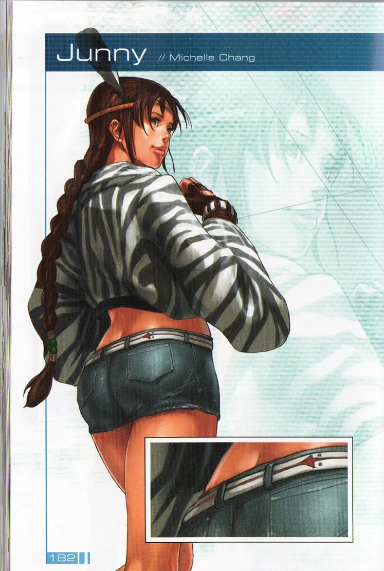 the fighting game girl of the day is michelle chang ♡ tekken