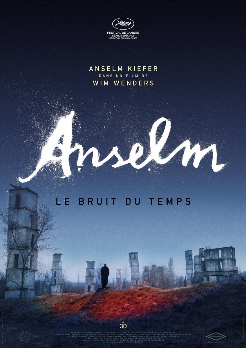 B_Renger's tweet photo. Anselm - Le bruit du temps (2023)

★★★☆

Une rencontre poétique, sensorielle et philosophique à travers l’oeuvre foisonnante d’#AnselmKiefer.

✍️https://t.co/OAjsTRyKdb

#Anselm #AnselmLeBruitDuTemps #WimWenders #Documentaire #Plasticien #Art #Oeuvre #Cinema
@films_dulosange https://t.co/0ExIqE0UZI