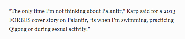 MarketOsprey's tweet photo. "The only time I'm not thinking about Palantir is when I'm swimming, practicing Qigong, or during #SexualActivity."
- Alex Karp
literally same
$PLTR
Link: https://t.co/UDRmaWpEdT https://t.co/9MKOhxbhBl