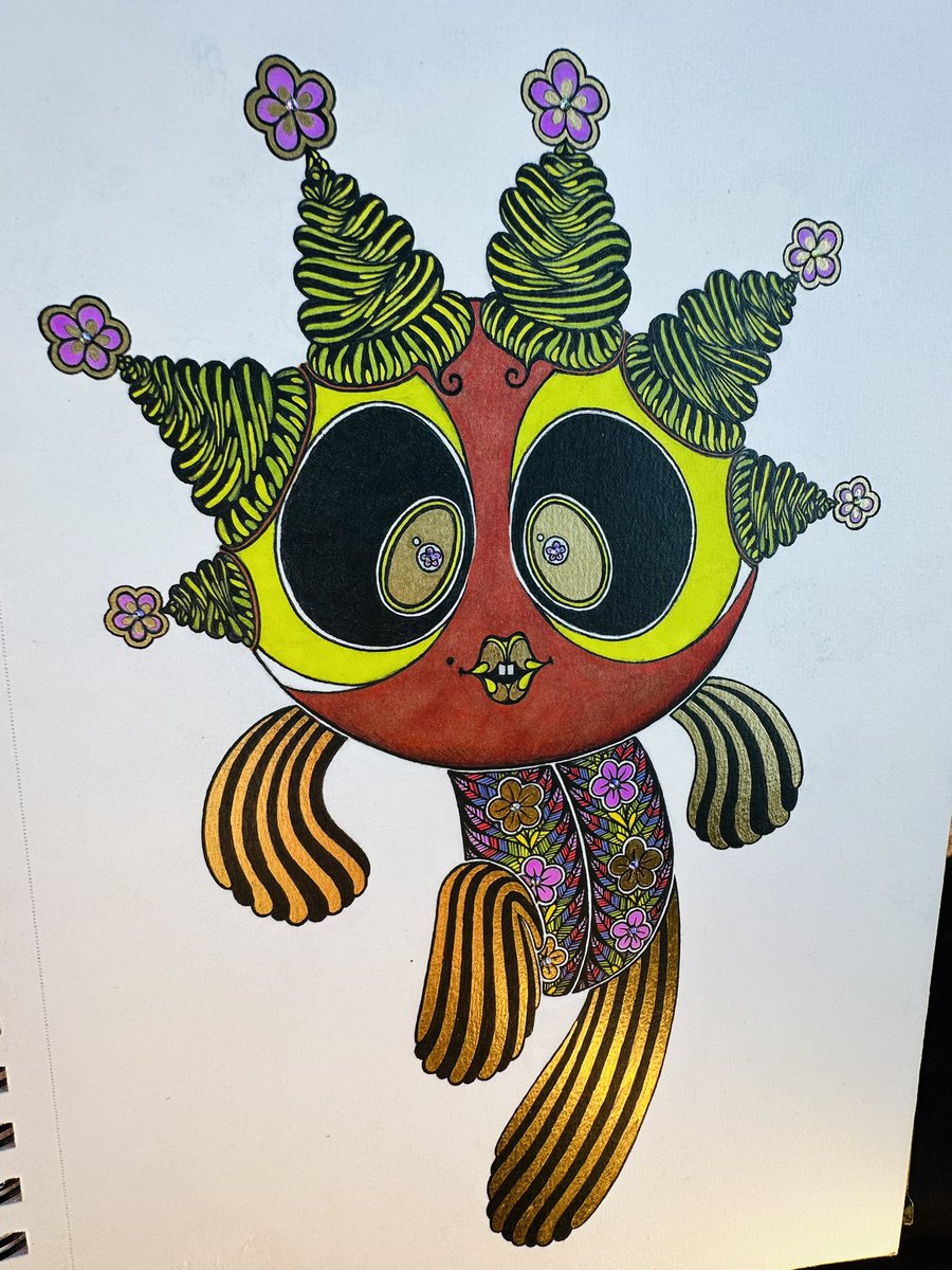 Q_theMind's tweet photo. This is Berry Puff.  The Power Puff girls have been recreated 1000 times so I jumped on the bandwagon and created me own. https://t.co/Upizjg3GAh