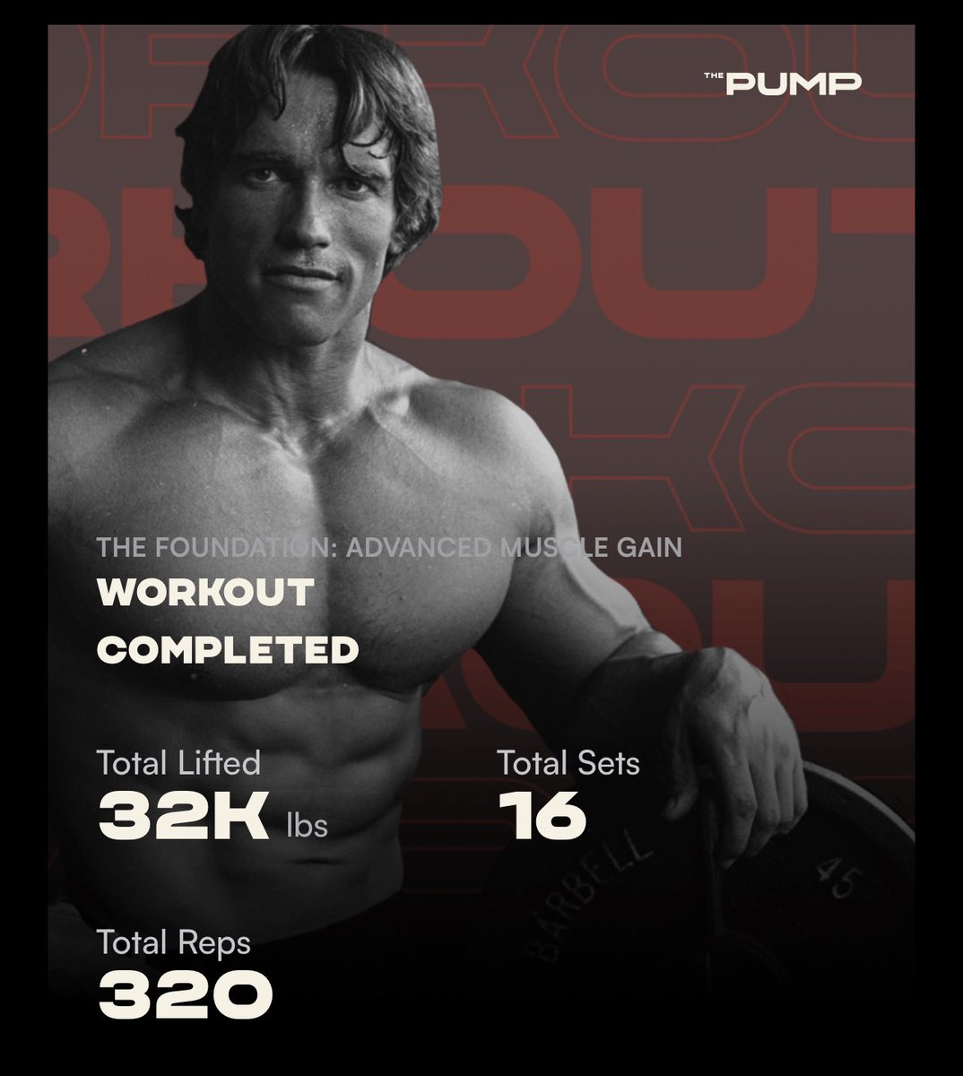 Matt_E_Baumann's tweet photo. First workout of Phase 3 in the @Schwarzenegger Pump Club app. 

The Tri sets were fantastically brutal! I’ve never done them before. 

Feeling a lot better today! Building that back! 

Have a great evening, schnitzels! https://t.co/FpPLzKfdxO