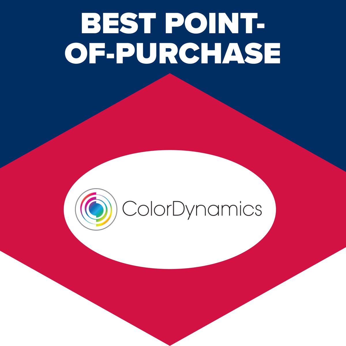 AmericasPrintBy's tweet photo. Congratulations Color Dynamics for winning the Best Point-of-Purchase Award. 🎉

#printingindustry #americasprintawards https://t.co/FEBjmuGH11