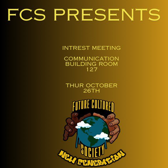 futurecsoc_'s tweet image. CALLING ALL LAMAR STUDENTS TO THE FRONT !!! 📢🔉Come out to our interest meeting to learn more about FCS!!! We excited and ready to see you all there !! This Thursday located in the Communications Building Rm 127 🤝🏾😎