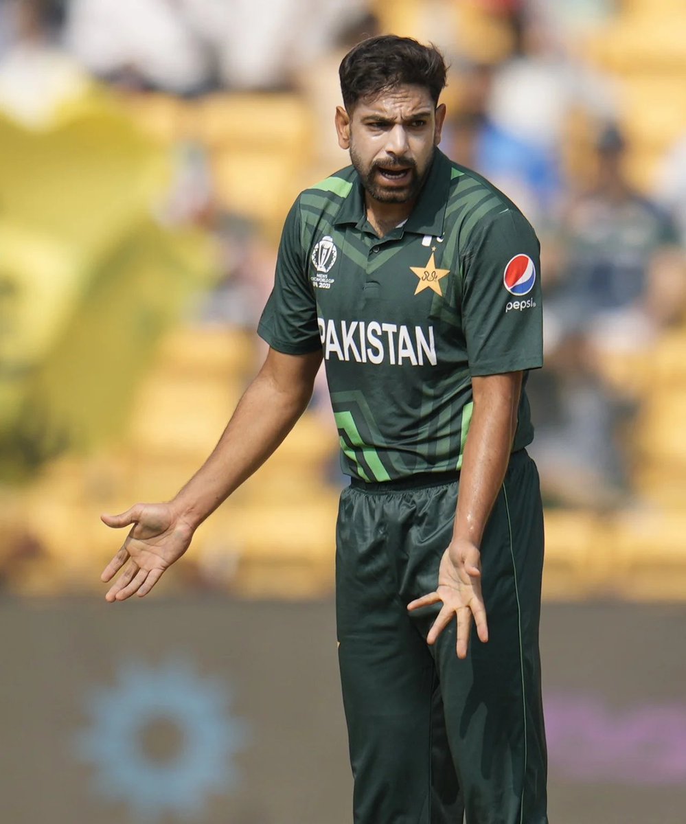 _FaridKhan's tweet photo. Rate Haris Rauf's performance in this World Cup on a scale of 1-10 👀 #CWC23 #PAKvsAFG https://t.co/DJiUjNZ0r8
