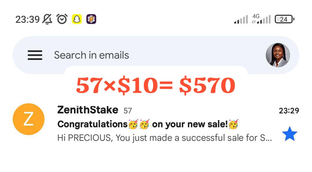 Coach_Precious's tweet photo. While I'm still celebrating 1.5 Million that was paid to me last Sunday

I managed to do 57 sales in less than 48hrs

Soft $570 done @zenithstake https://t.co/m9ftB7kV4s