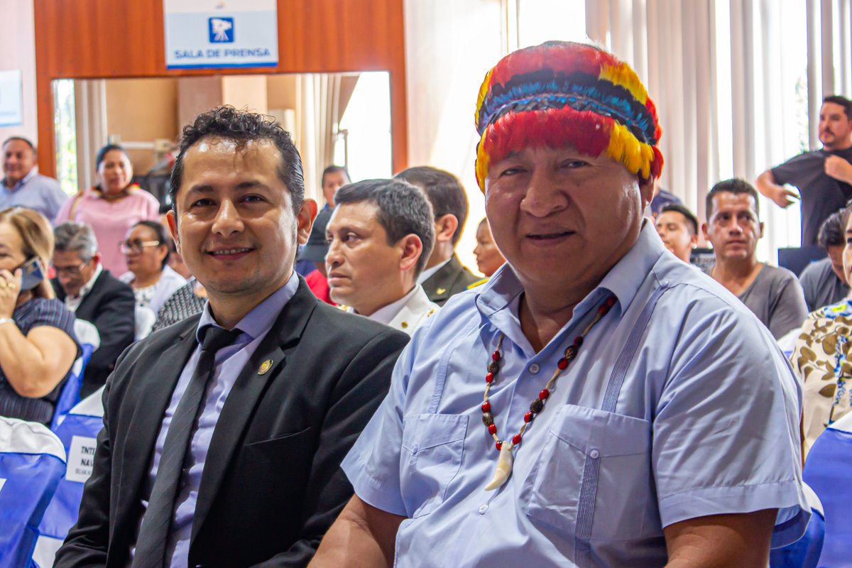 MoronaCJ's tweet photo. El Director Provincial de @MoronaCJ, Abg. @KleberSiguenzaJ, participó en la "Ceremonia de Entrega de Credenciales a los Asambleístas de Morona Santiago" por invitación del Consejo Nacional Electoral. https://t.co/oeHoClEeuO