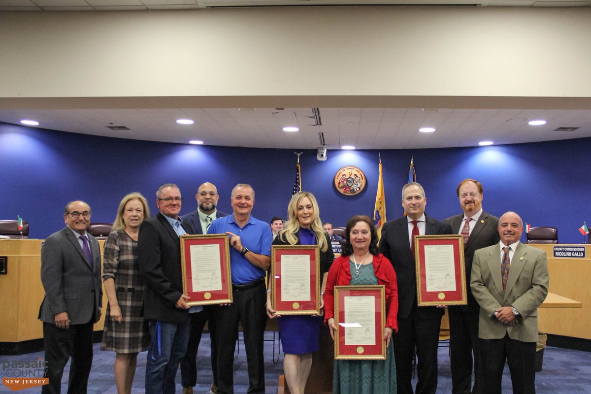 Tonight, our Passaic County Board of County Commissioners celebrated #ItalianHeritageMonth by recognizing and honoring four amazing individuals from our community. Congratulations to our honorees: Domenico Campana Eda Ferrante Jennifer Tiritilli Ranu Domenick Stampone