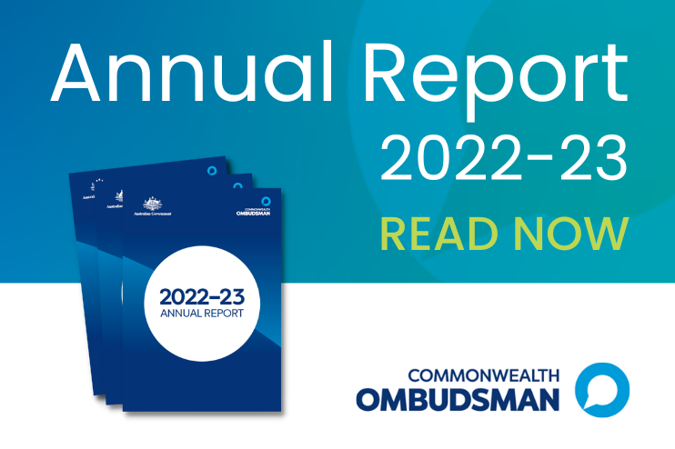 Our Annual Report 2022-23 is out now!

Full details from the year are found here: ombudsman.gov.au/__data/assets/…
