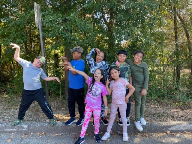 Red Ribbon Week continues with "Drugs Can't Find Me" camouflage day! Blending in by standing out as drug-free!