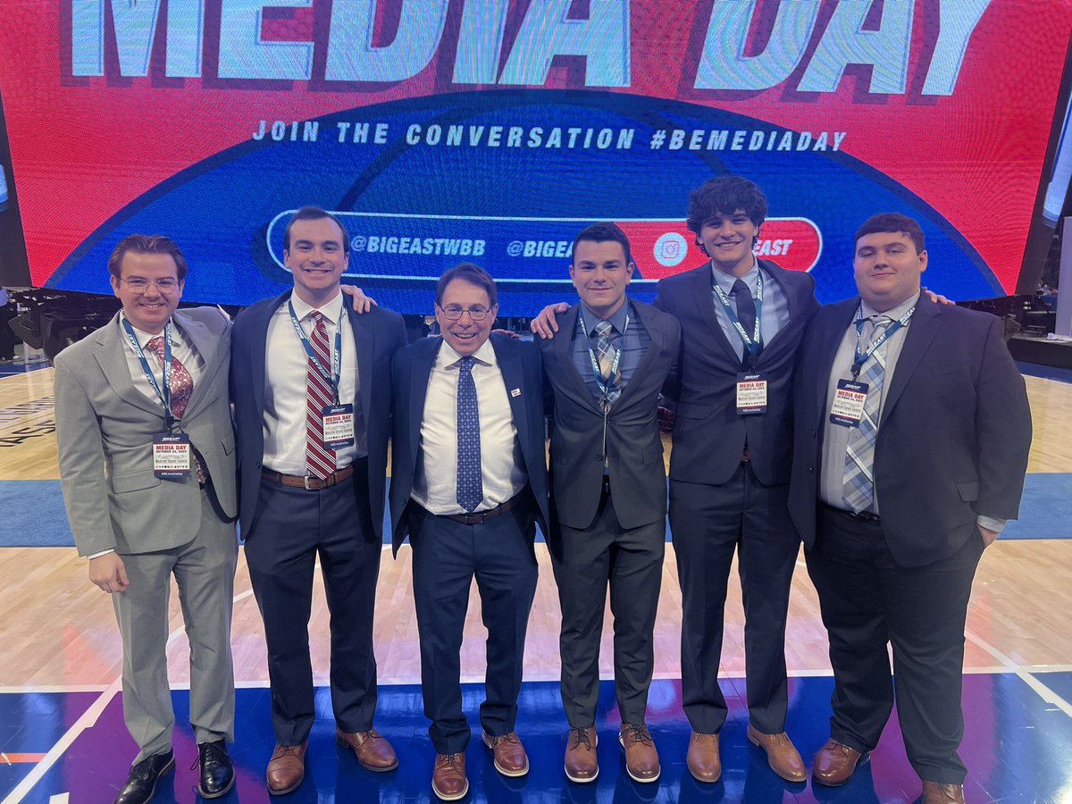 WSOUSports's tweet photo. We had a great time at @BIGEAST Media Day and it is always a pleasure to chat with @SHUWBB Head Coach @TonyBozzella ‼️

#HALLIN | #SUPERGOPIRATES https://t.co/4Sgg0cHlm2