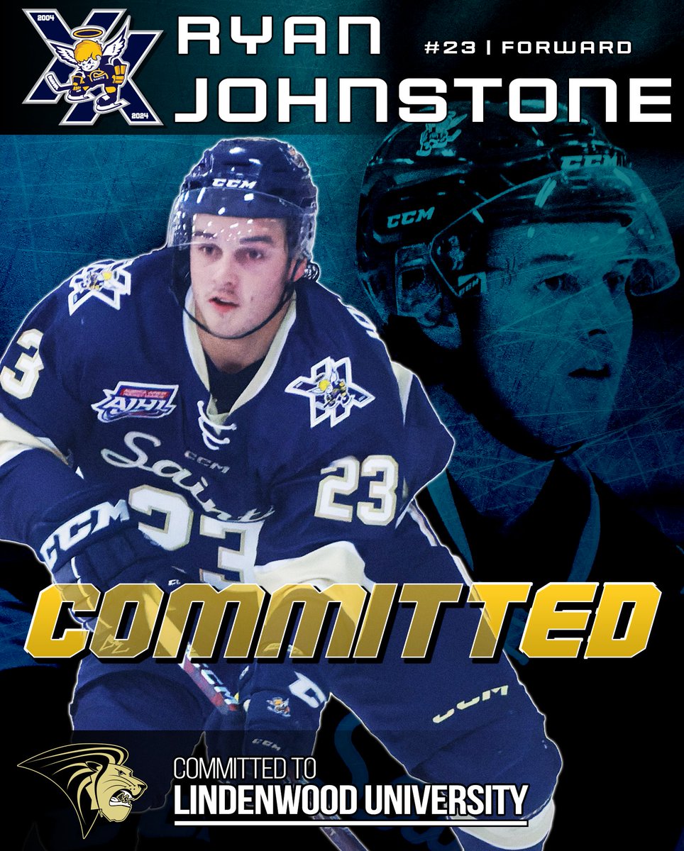 COMMITMENT ALERT!

We are proud to announce 19-year-old forward Ryan Johnstone has committed to the Lindenwood University Lions!

Join us in congratulating Ryan and his family on his commitment.

Read more here --> sprucegrovesaints.ca/ryan-johnstone…

#AJHL | @LULionsHockey