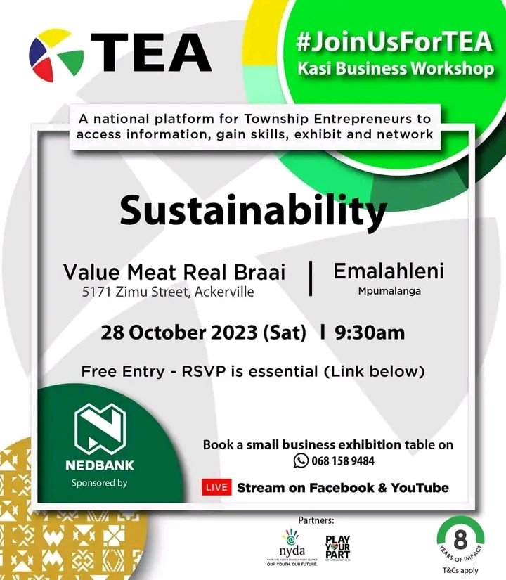 28 OCT. 9AM ACKERVILLE 
#JOINUSFORTEA #TEA