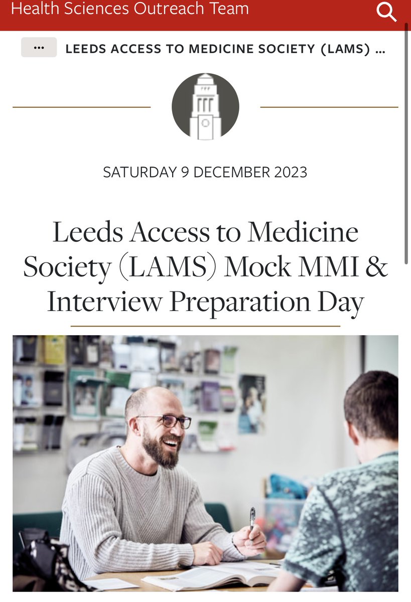 isabelcandir's tweet photo. Proud to be running a Free Mock MMI &amp; Interview preparation day for local Y13/second year college students with @MHOutreachLeeds !

Check out the information at: https://t.co/JETpjeUMya

If you meet the criteria apply at:
https://t.co/8xDTnWsrLa

#wideningaccesstomedicine #WAMS https://t.co/8Bmo5oD3RF