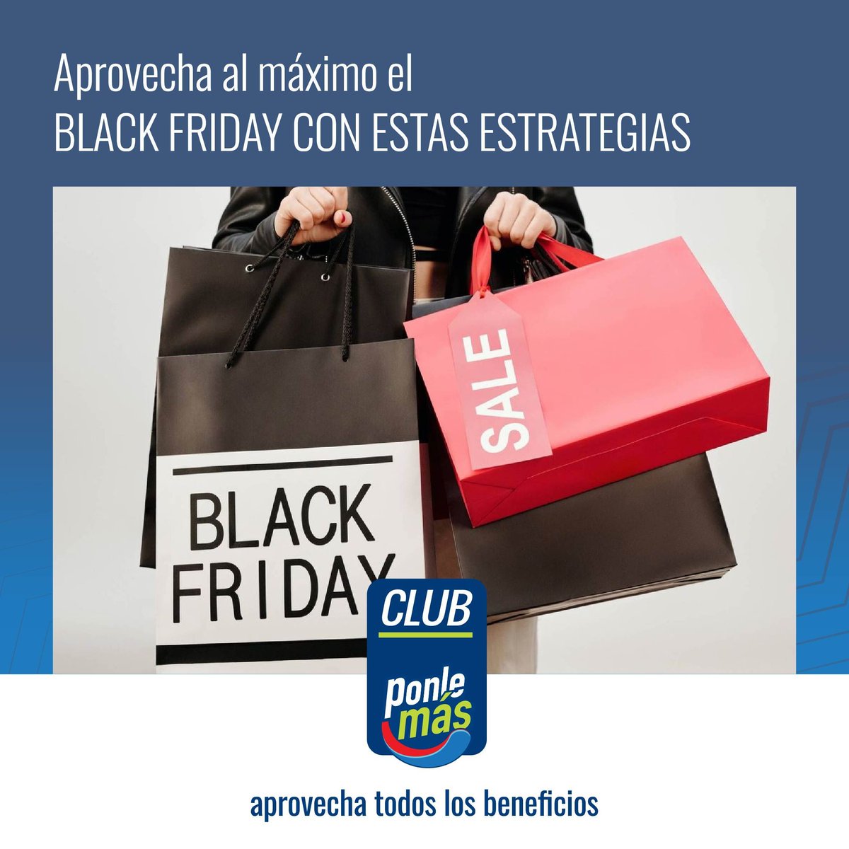 ClubPonleMas's tweet photo. ¡Aprovecha al máximo el Black Friday❗

Aprende a realizar descuentos irresistibles👀 y ofertas exclusivas. Esta es la oportunidad perfecta para ahorrar💵.

Descubre cómo lograrlo leyendo el artículo👍 en https://t.co/HWwDBUIvcQ💻 

#PonleMás #blackfriday #evento #tendencia https://t.co/comBLcVwUa