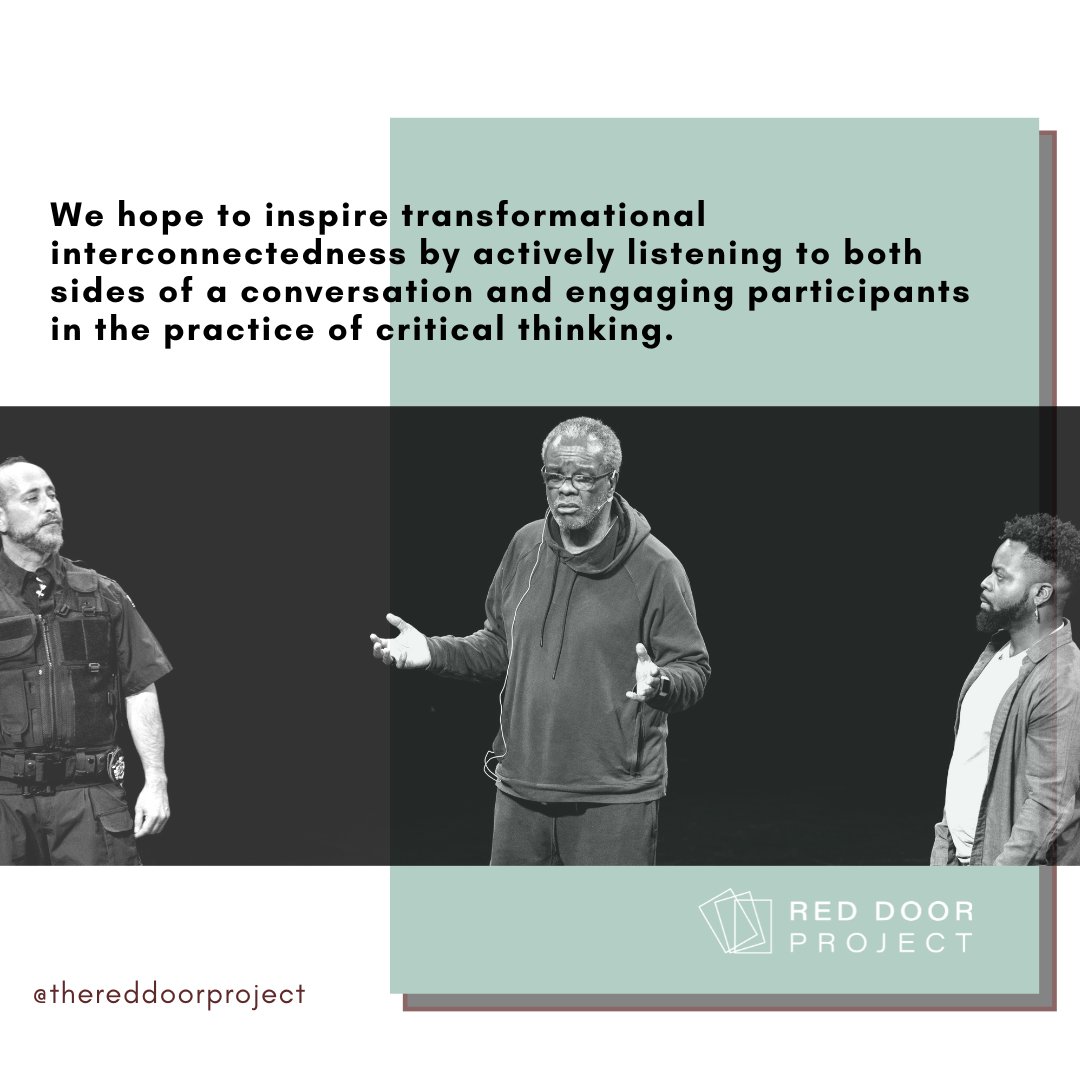 reddoorproject's tweet photo. The Red Door Project uses the art of storytelling to shine a light on our differences AND our shared humanity.
#TuesdayTransformation #inspire #interconnectedness #TheEvolveExperience #RedDoorProject
Pictured: Joseph Perez Bertot, Kevin Jones, and Gerrin Mitchell https://t.co/7p4b3X7oCL