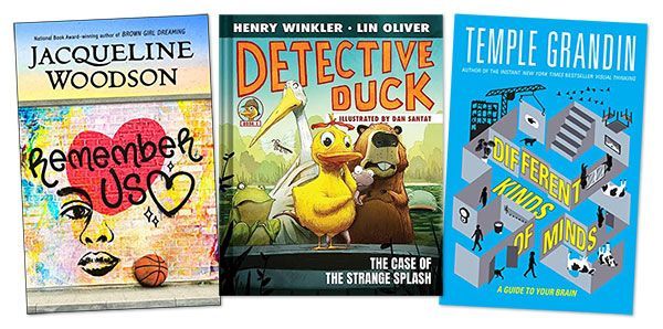 Young readers can cozy up with new books out this month, including @JackieWoodson’s middle grade novel set in 1970s Brooklyn, @hwinkler4real and @linoliver’s book about an investigating duck, @DrTempleGrandin’s nonfiction work about brain functions + more pwne.ws/3rUA9AJ