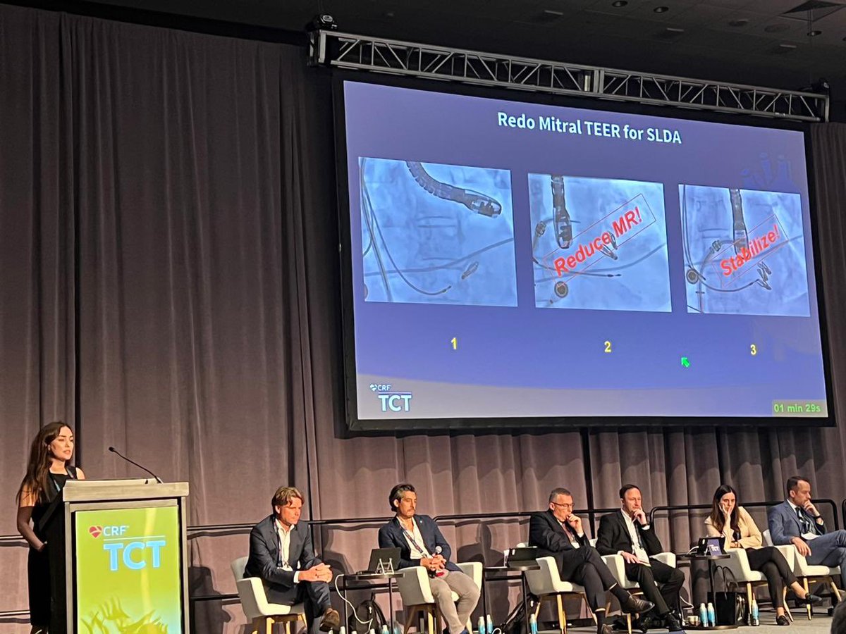 It was an absolute pleasure to present our complex clinical case at the Mitral TEER session @TCTConference and engage in discussion with an esteemed panel of experts. @crfheart @HMethodistCV #TCT2023
