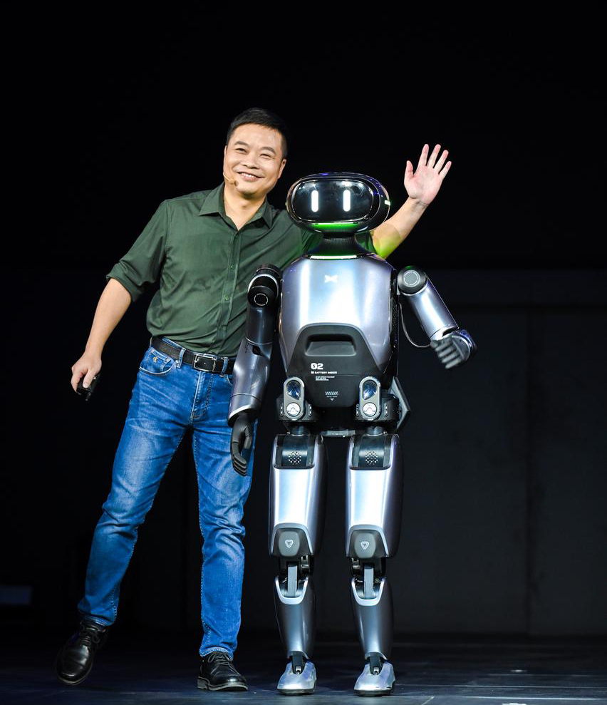 XPENG_Global's tweet photo. "From our next-generation flying cars to humanoid robots, we are dedicated to pushing the boundaries of technology and spearheading the future mobility. We aim to extend our reach to encompass a wider range of travel scenarios." He Xiaopeng, Chairman &amp; CEO, XPENG  

#XPENGTechDay https://t.co/FuU05kwLMP