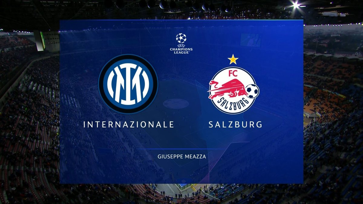 Inter vs RB Salzburg Live Streaming and TV Listings, Live Scores, Videos - October 24, 2023 - Champions League