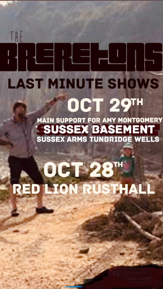 Two shows one weekend! Tickets for the @the_sussex_arms Sussex basement show Sunday are running low. Visit the forum website for more details. The red lion show rusthall will be beer, Thai food and some pretty jamming from us and friends. 🙏🤟😍❤️