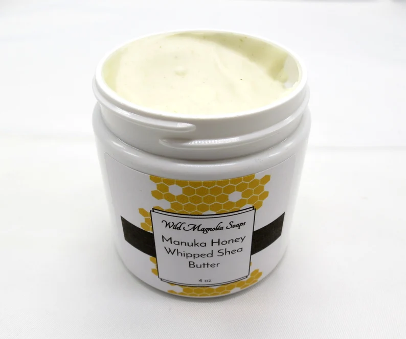 WldMagnoliaSoap's tweet photo. Manuka Honey Whipped Shea Butter w/Chamomile
https://t.co/bKwYXZUAAR #manukaskincare #whippedsheabutter #skincare https://t.co/wlsOF5sUgD