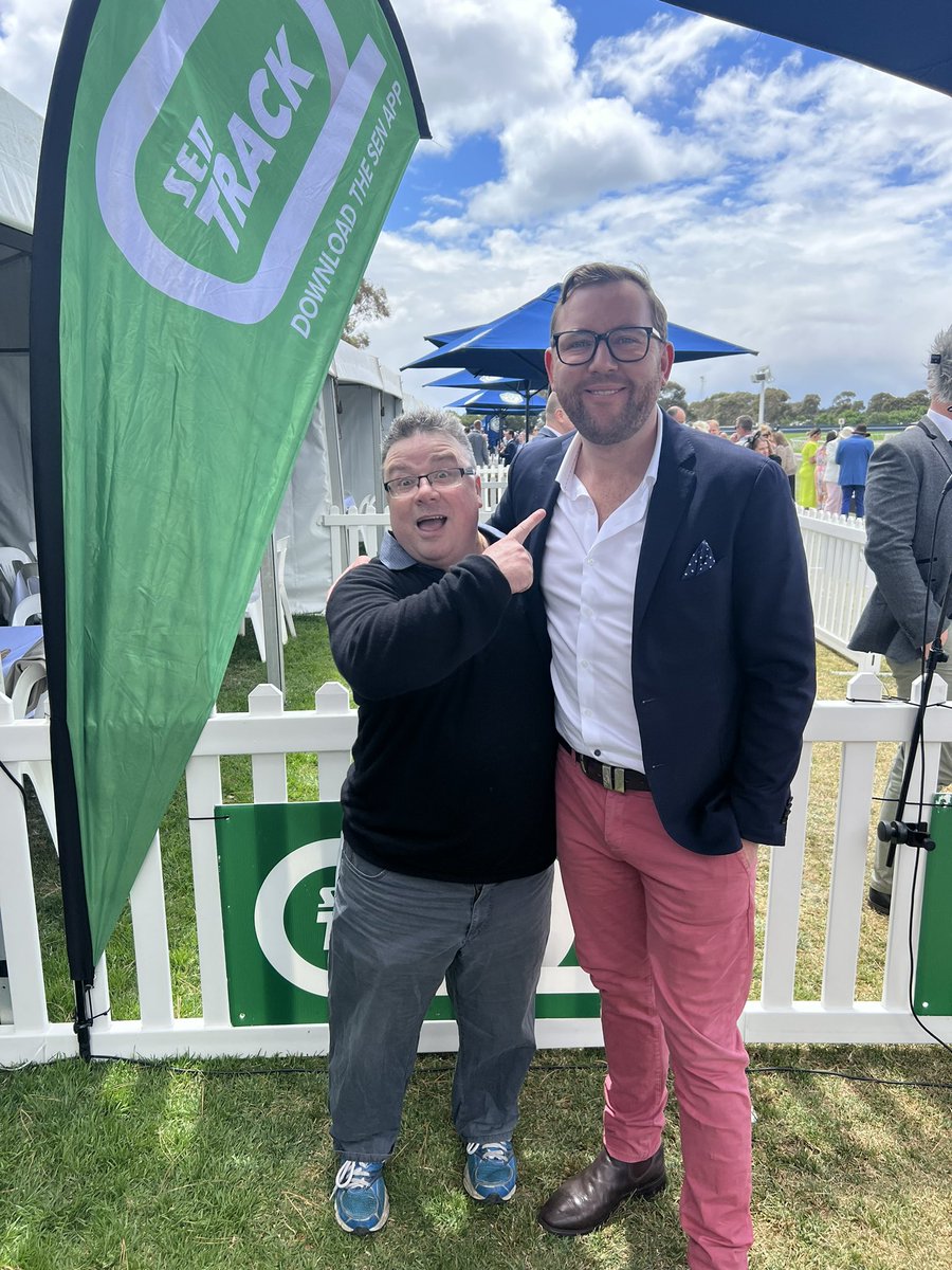 SEN_track's tweet photo. Tune in from 1pm … Wednesday trackside will be live from the Geelong Cup @PfitznerMiles @CaptainTaggs 

#goonmyson #sentrack https://t.co/KtFQcWSx5k