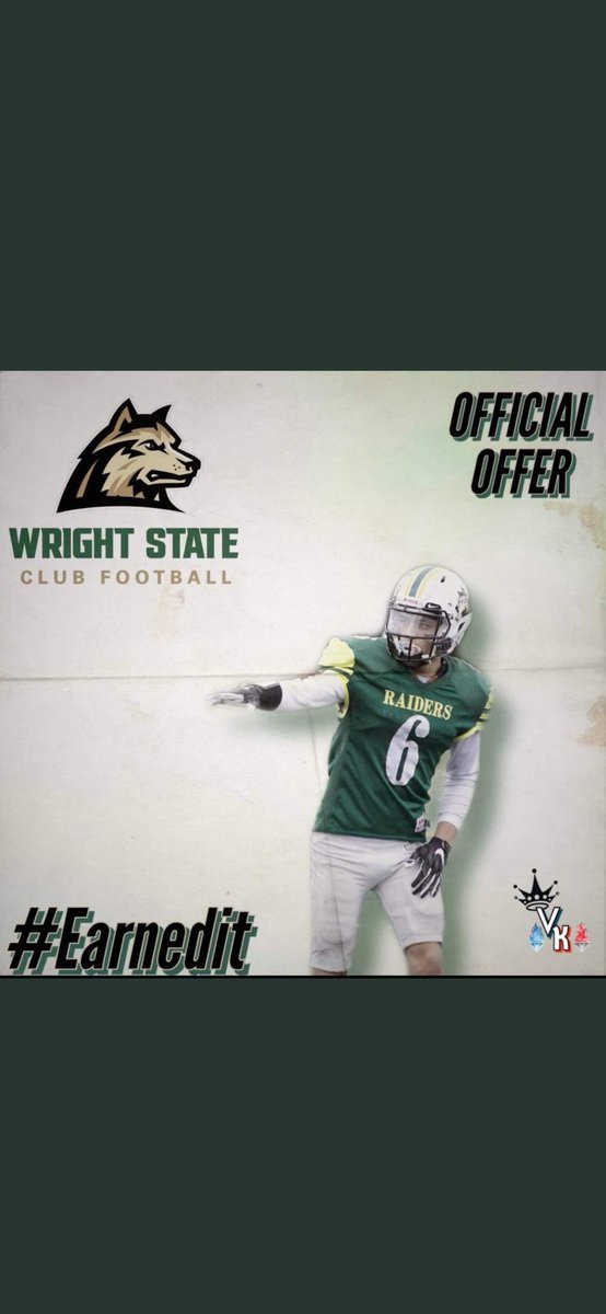 blessed to receive an offer from <a href="/msjucotopnews/">wrightstatefb</a> <a href="/dsmith060488/">Donnie Smith</a> !!@PrepRedzoneWV @NE_Ok_HS_Sports <a href="/OhioValleyPreps/">Ohio Valley Preps</a>