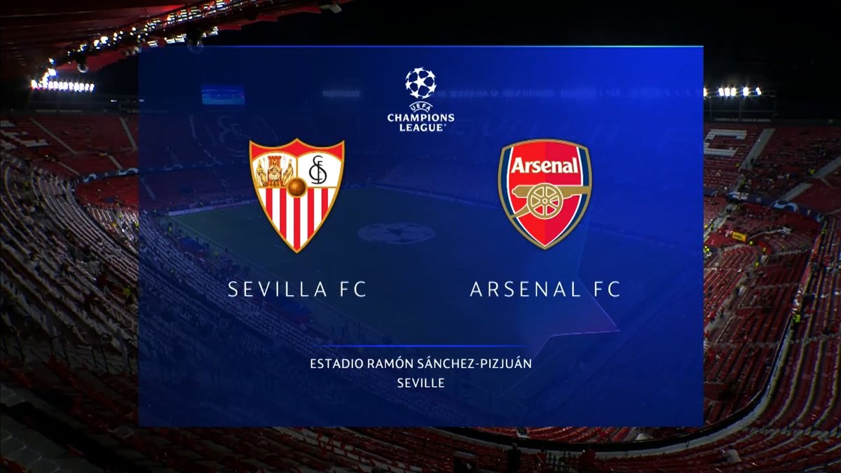 Sevilla vs Arsenal Live Streaming and TV Listings, Live Scores, Videos - October 24, 2023 - Champions League