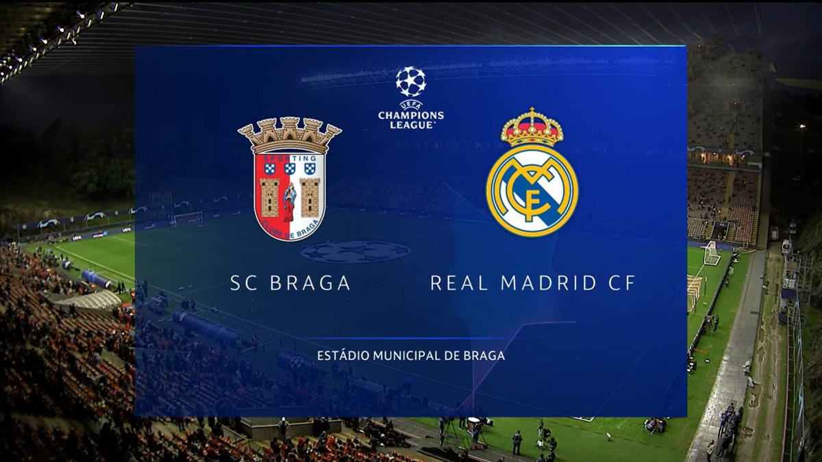 Full Match: Sporting Braga vs Real Madrid