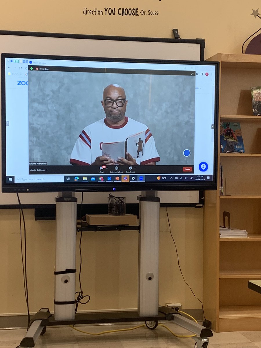 WMMSSmartzone's tweet photo. @HolmesWMMS and her students got to participate in the author visit with @kwamealexander. Such an awesome event!  @windsormillms @LeadTheMill @BCPSLMP #bcpslms https://t.co/jaXB4VdJna