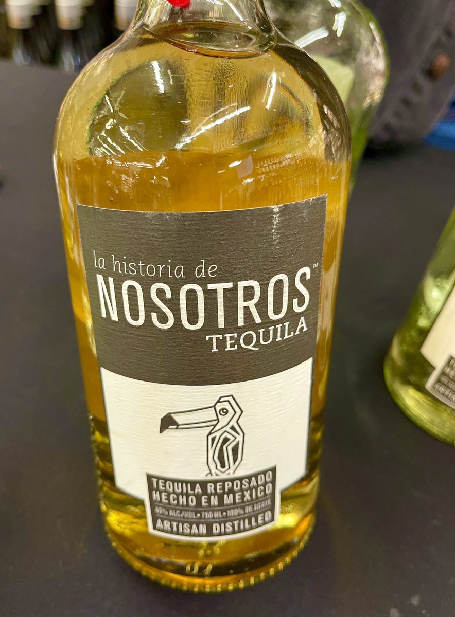 Just taste tested @NosotrosTequila Reposado. I really enjoyed this very sip-able tequila. Looking forward to sitting down with this flavorful reposado over an ice ball. 🥃🧊 #Nosotros #Tequila