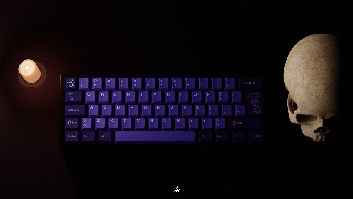 CannonKeys's tweet photo. 👻 The Keykobo Poltergeist pre-order is live! 👻

We are also offering a bundle of the Base and Novelty kits at a discounted price! 

The Poltergeist Deskmats have also been restocked and are available in stock and ready to ship!

Link in bio to shop. https://t.co/2UT1Hp9VlQ